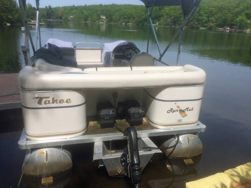 2007 Tahoe Blue Ridge FRB18 Pontoon boat Lettering from John H, NJ